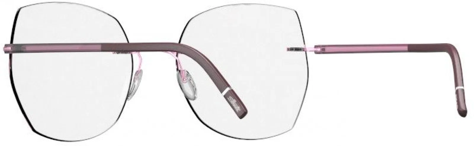 Silhouette The Wave Color Groove Demo Rimless 5567 Eyeglasses - view 73